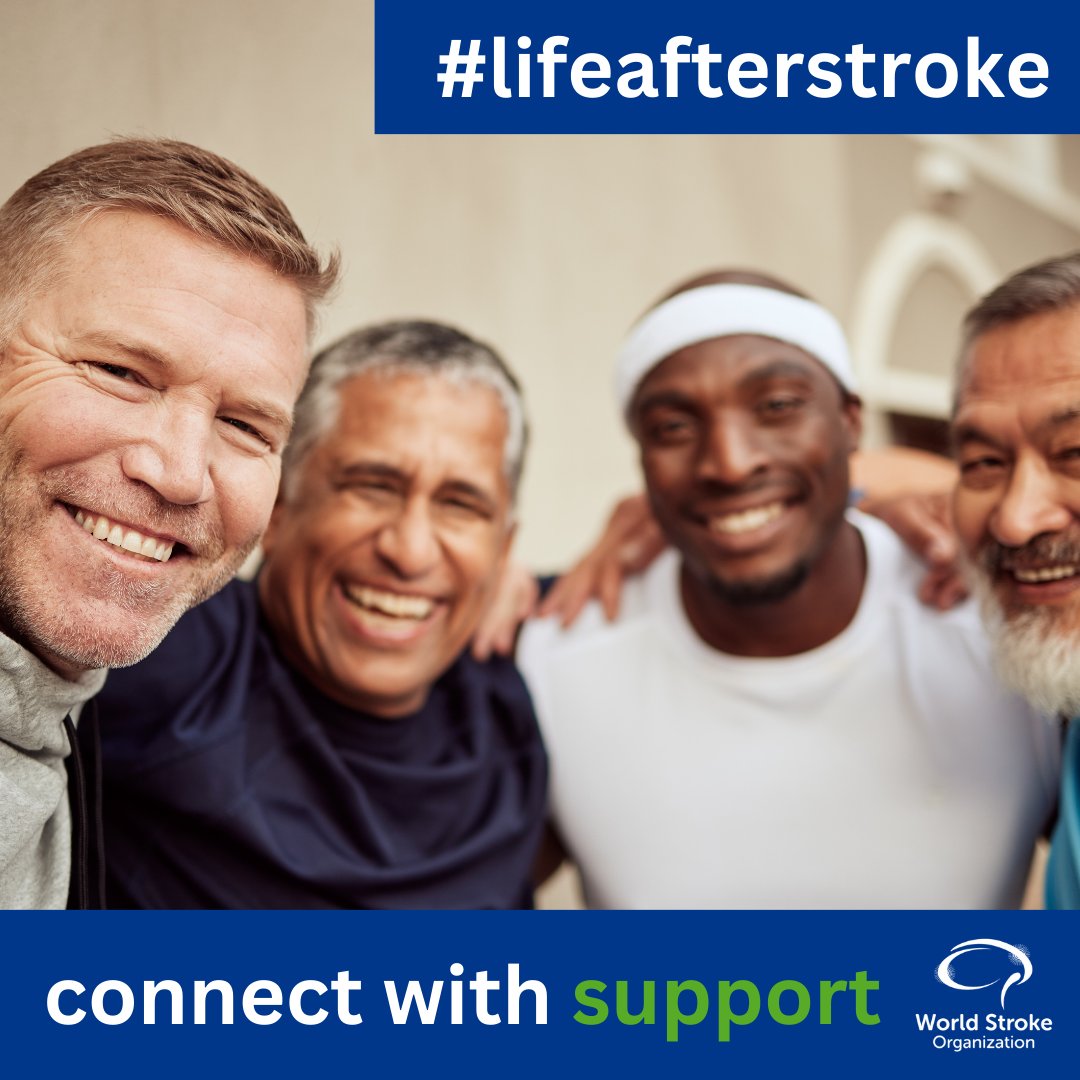 Adjusting to a 'new normal' after #stroke can be easier with people who can relate to your experience, and provide practical and emotional support. Find stroke support organizations near you, or the tools to set one up here world-stroke.org/what-we-do/sso… #lifeafterstroke #strokesurvivor