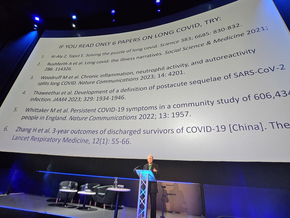 Simply fab keynote speech by @trishgreenhalgh to summarise what we know and what we need to know about #LongCovid.