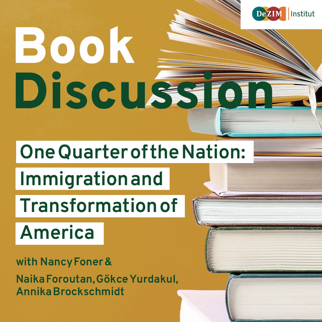 How did #immigrants and their children transform the American society? We welcome sociologist Nancy Foner to talk about her latest book 'One Quarter of the Nation' with @NaikaForoutan @GokceYurdakul & @ardenthistorian 🗓️ 11. April, 6:00 – 7:30 pm ➡️ go.dezim-institut.de/2o