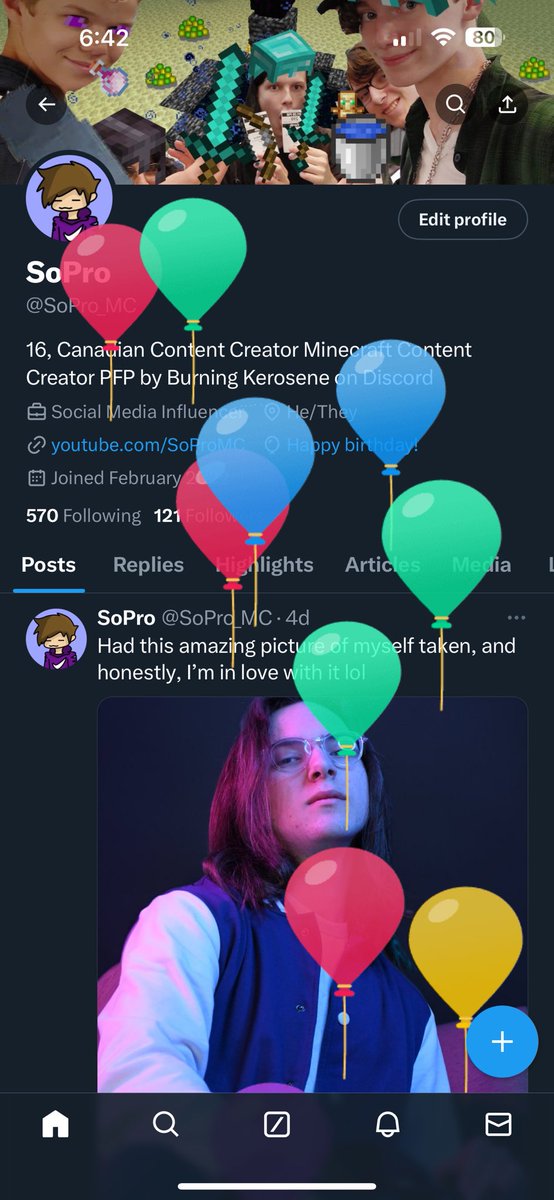 SoPro_MC's tweet image. Ah! Balloons!!!