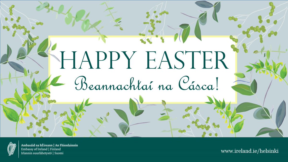 🔔 The Embassy will be closed on Friday 29 March and Monday 1 April 2024 for Easter Holidays. 🌷🐣 If you are an Irish citizen and need emergency assistance, please find contact details & instructions on: ireland.ie/en/finland/hel…