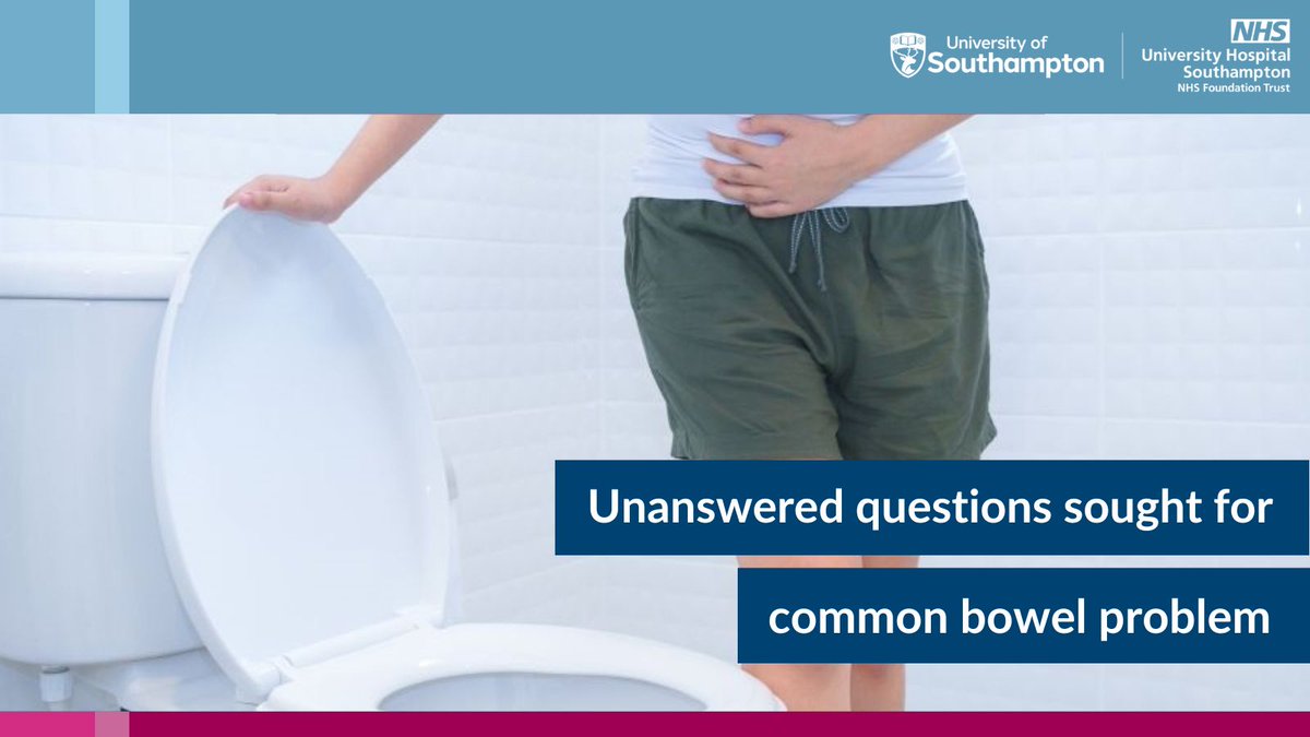 Our @UHSFT surgeon, Thomas Dudding, is asking people how research can help those who have bowel accidents - thought to affect up to 10% of UK adults. The survey is open until 12th April. All responses are anonymous. 👇 research.uhs.nhs.uk/news/unanswere…