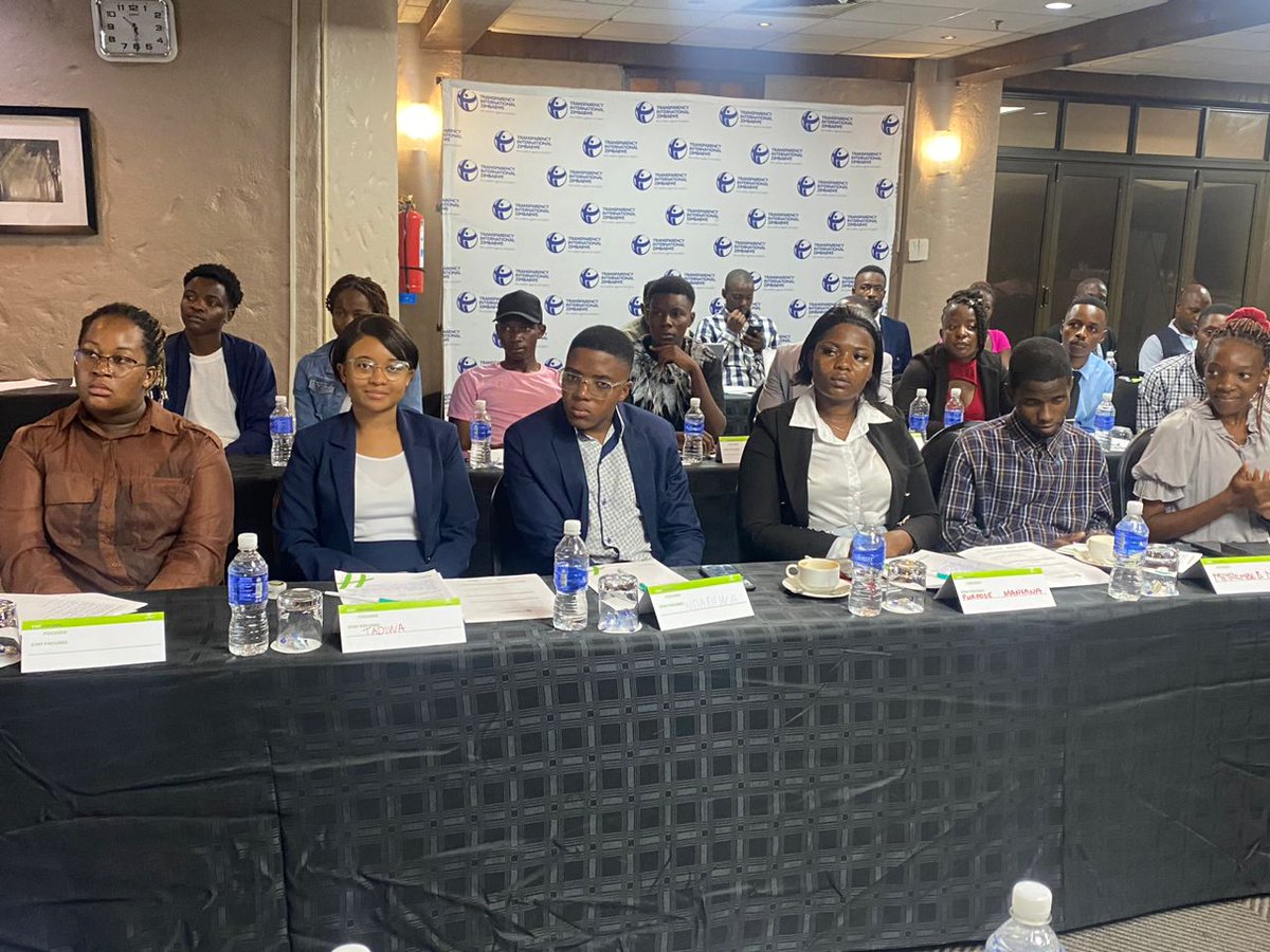 The @TIZim_info Director @chikumbut urges young people in Zimbabwe to exploit opportunities available to participate in initiatives that combat corruption and increase oversight and grow networks of integrity @ZACConline @anticorruption @NPAZim @ZIMCODD1 @YetTrust @SAPST