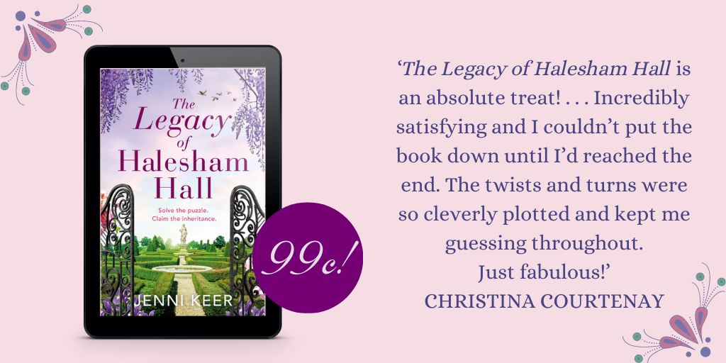 A love that seems lost, may still yet be found, for real love always endures... This is your last chance to get THE LEGACY OF HALESHAM HALL by @JenniKeer for just 99c! available here: brnw.ch/21wIiKT