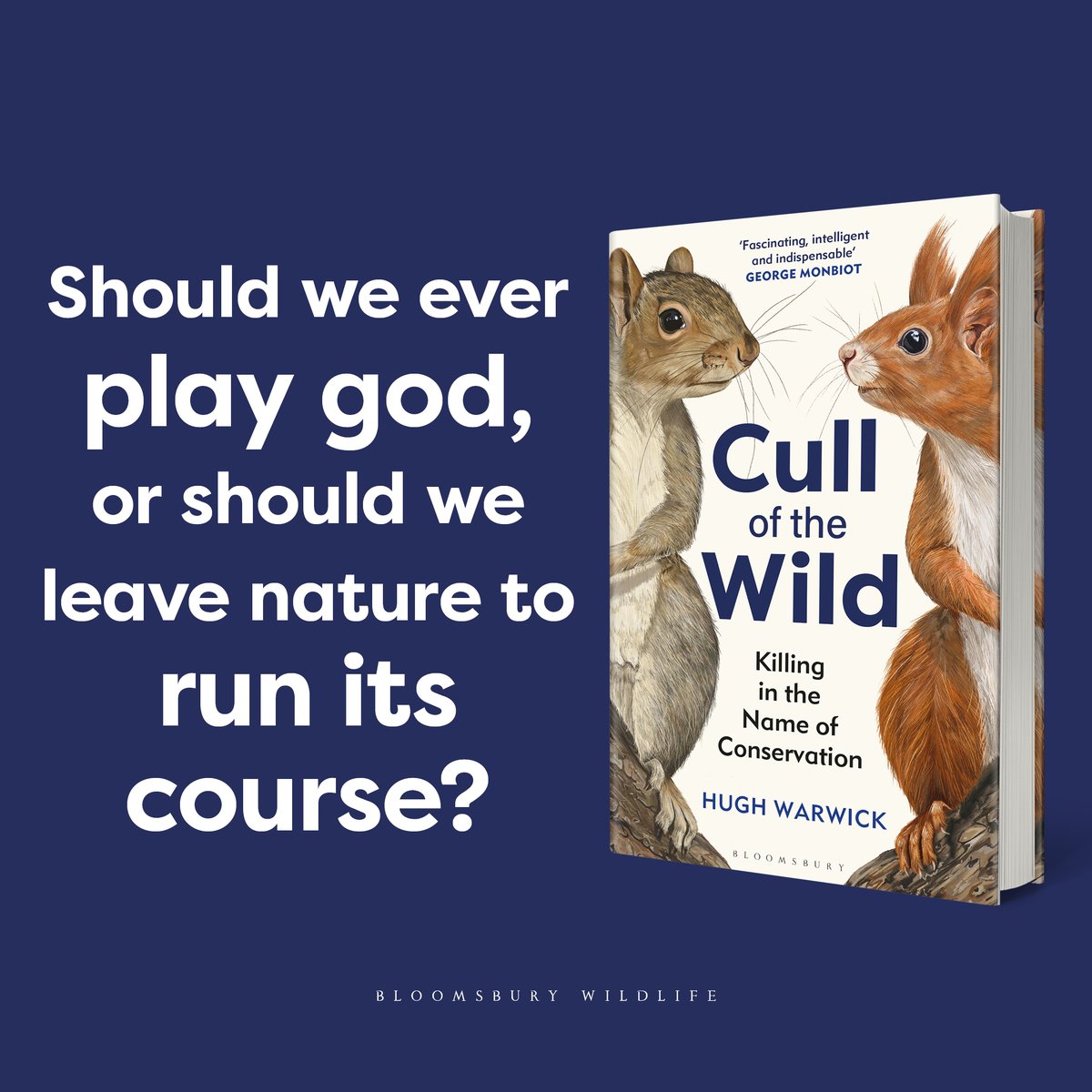 Cull of the Wild is out today from @hedgehoghugh . . . I've read it and it is a fascinating exploration of conservation's cupboard skeletons– a must read . Available now at bloomsbury.com/uk/cull-of-the…