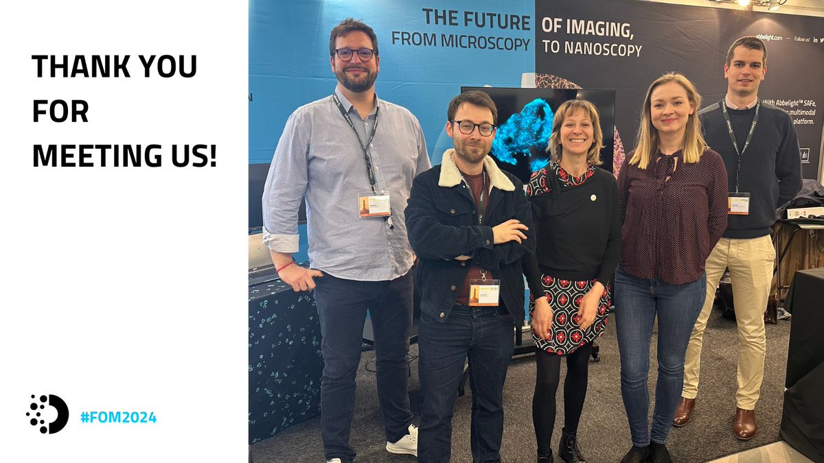 abbelight's tweet photo. It was an intense 🔬 FOM conference, filled with enriching discussions and outstanding scientific exhibitions. 

As the meeting concludes successfully, we want to extend our thanks to everyone who visited our booth and attended our talk. 🥂Cheers!

#FOM2024 #Microscopy #Nanoscopy https://t.co/8ksd9hAEmm
