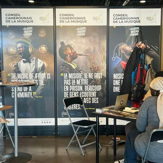 LeCCMusique's tweet photo. [JOUR 1 - @BABELMUSICXP]
Bien installée sur le stand 19, la délégation du CCM est prête à partager et à parler de la musique camerounaise aux visiteurs et exposants de Babel Music XP. 

#CCMBMXP2024 #CCM2024 https://t.co/ecY6MObgoK