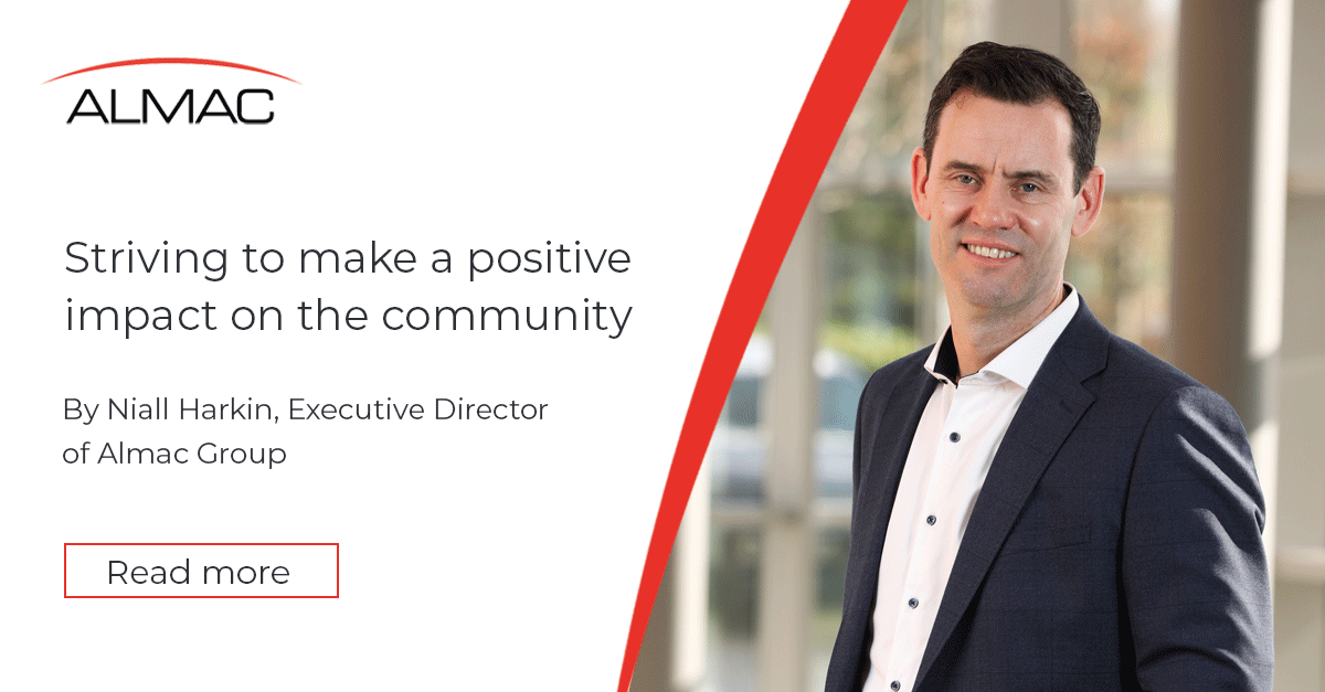 Being a responsible business has always been ingrained in our culture. Niall Harkin, Executive Director at Almac, recently discussed our approach to #ESG and its growing importance for our clients, our people, and our potential new employees. Read more: hubs.li/Q02r1nMd0