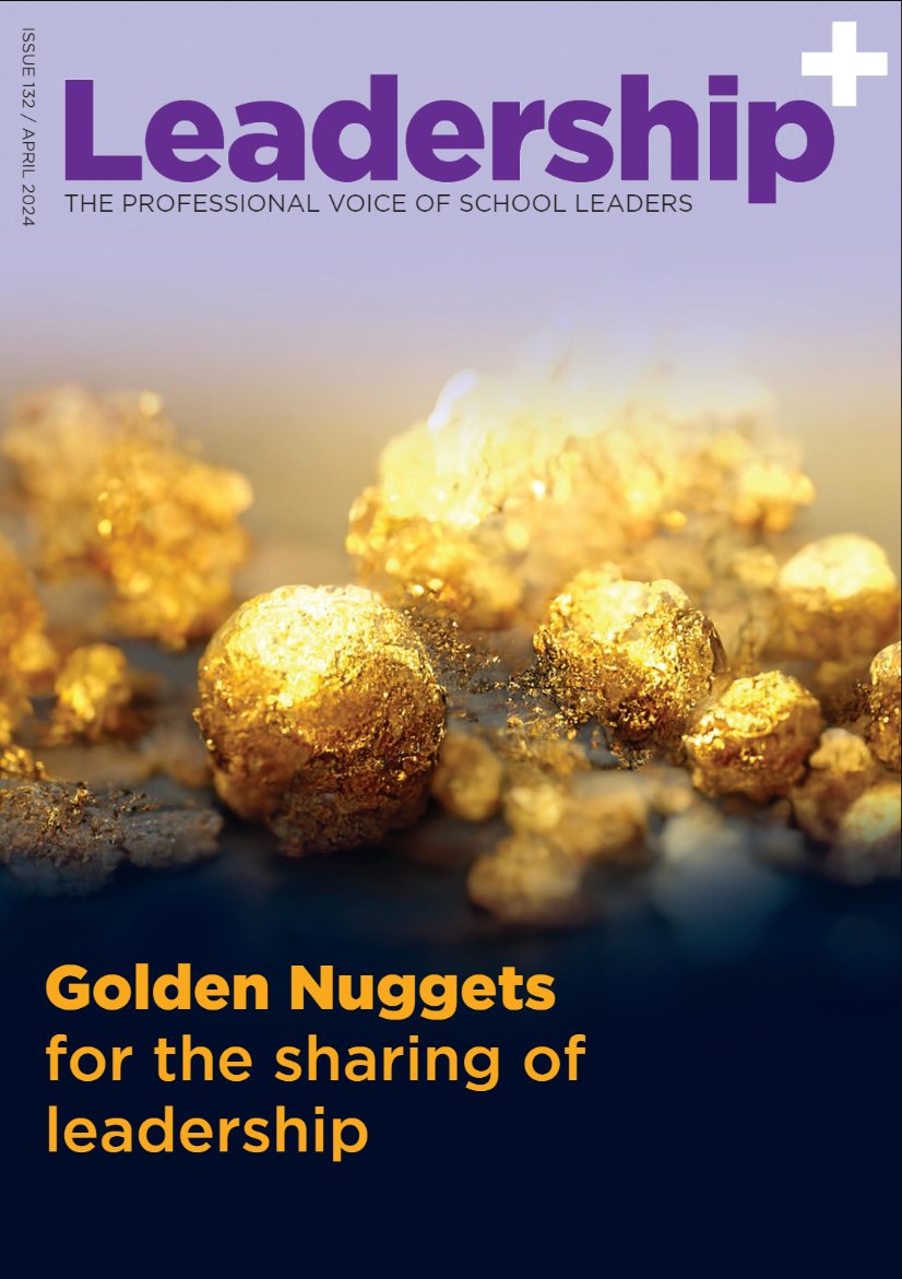 The April issue of Leadership+ is due in schools shortly. In the meantime, you can access the epublication here: bit.ly/LPlusIssue132… Many thanks to everyone who has contributed to this issue.