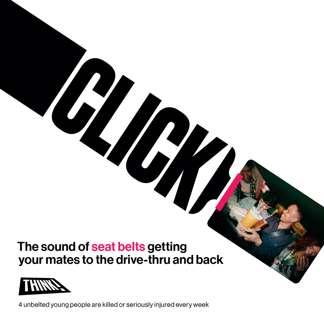 CLICK is the sound of growing older... together 4 unbelted young people are killed or seriously injured every week. Wear your seatbelt, save a life. #FatalFive @THINKgovuk @ASPolice @ASPRoadSafety @DSFireUpdates