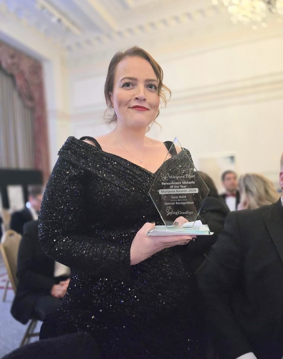 @NHSEnglandLDN @NHSSELondon @SayingGoodbyeUK @MariposaTrust @KingsNursing @OneBromley @SELondonICS @kingshealth @supportkings @kingschaplaincy 🏆 Meet Sara Hunt, Bereavement Midwife at PRUH, who won special recognition in the Bereavement Midwife of the Year category. 💬 'Being recognised is a real honour...to try and bring a little comfort to those experiencing the devastating loss of a child is so important to me.'