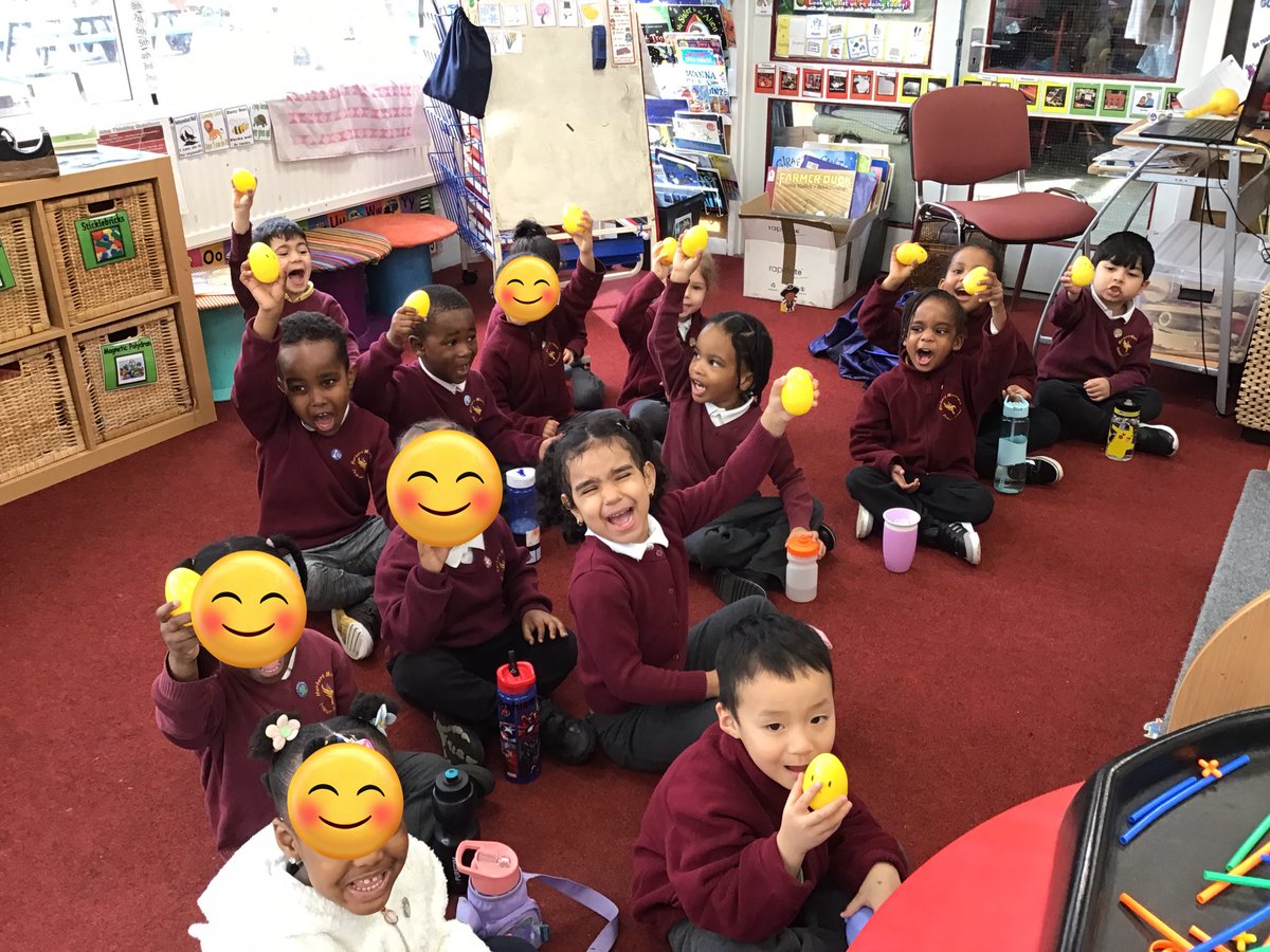 Nursery went on an Easter Egg hunt! They had such fun looking left, right, up and down. Then we shared them out and ate them together. What a lovely treat!