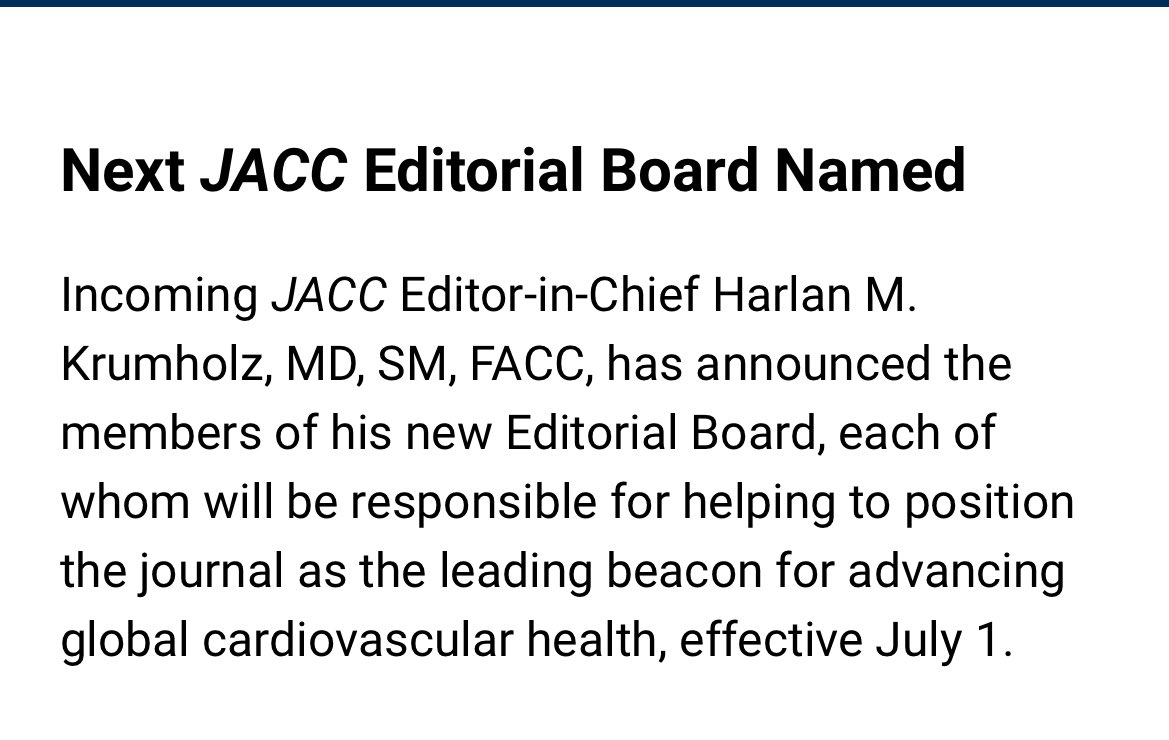 #EditorialBoard @JACCJournals 🎉🥳🍾🤩 Congratulations 🌟 @rallamee 🌟 new J A C C D E P U T Y E D I T O R 👏👏👏👏👏👏👏👏👏