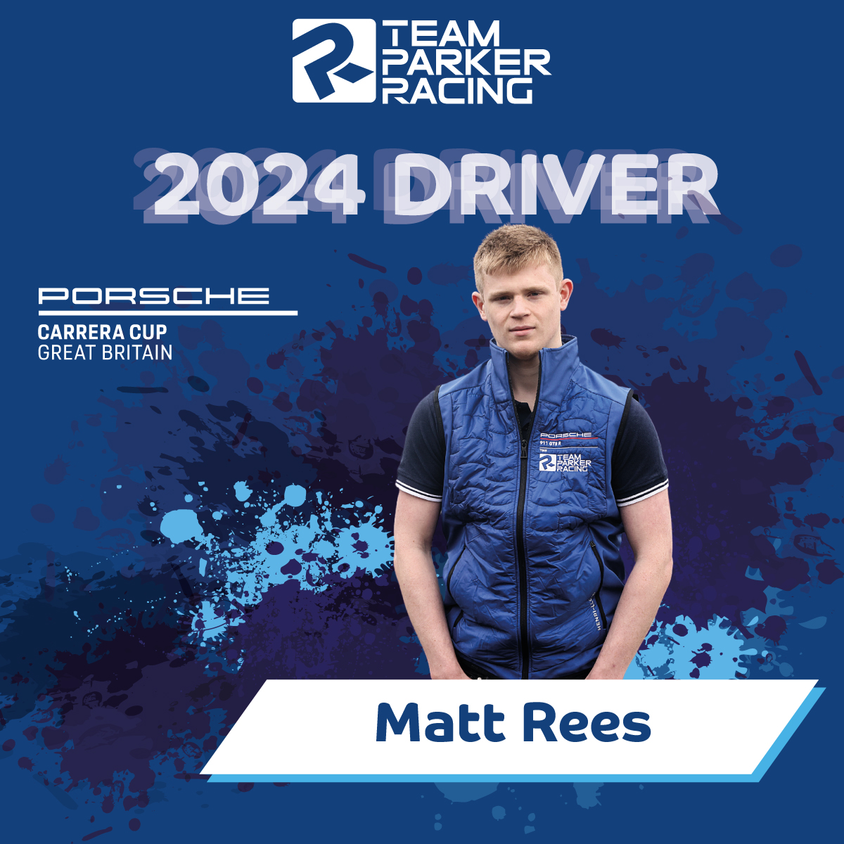 We are very happy to announce that single seater star @mattreesracing will be joining us this season as he makes his Porsche Carrera Cup GB debut! Here's the full story: teamparkerracing.com/post/f4-champi…