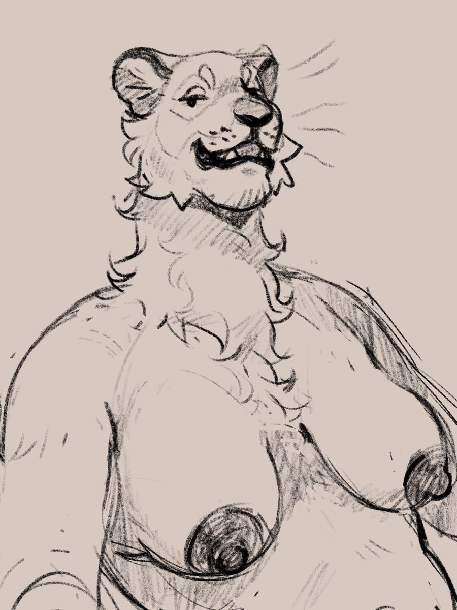A scruffy lioness