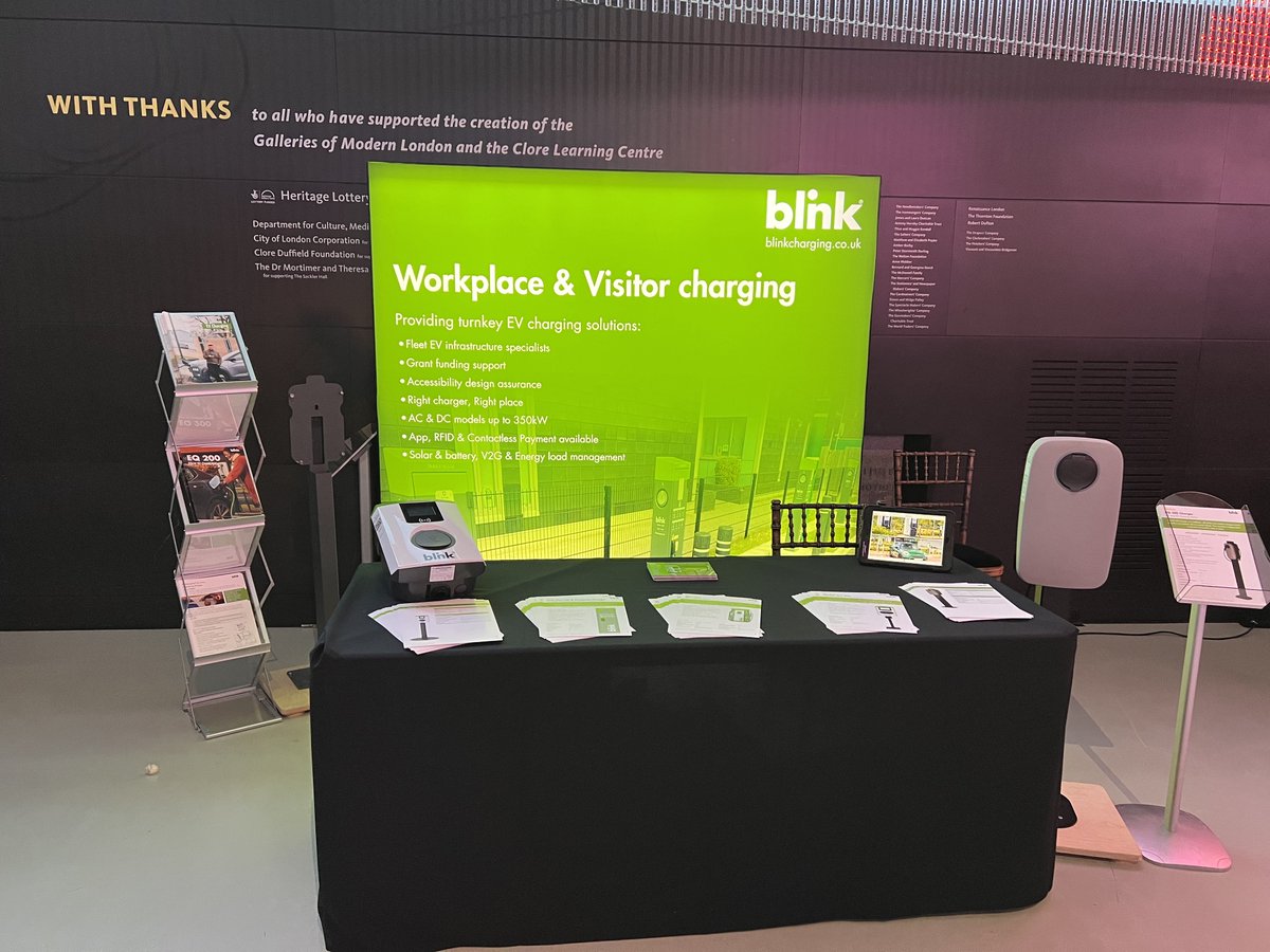 The team had a great time at the @optimal Charging: Leaders and Followers event yesterday. Our industry experts at @Blink Charging UK look forward to continuing the conversation and supporting your transition to #electric. #EVAccessibility #PublicCharging #FleetCharging #Blink