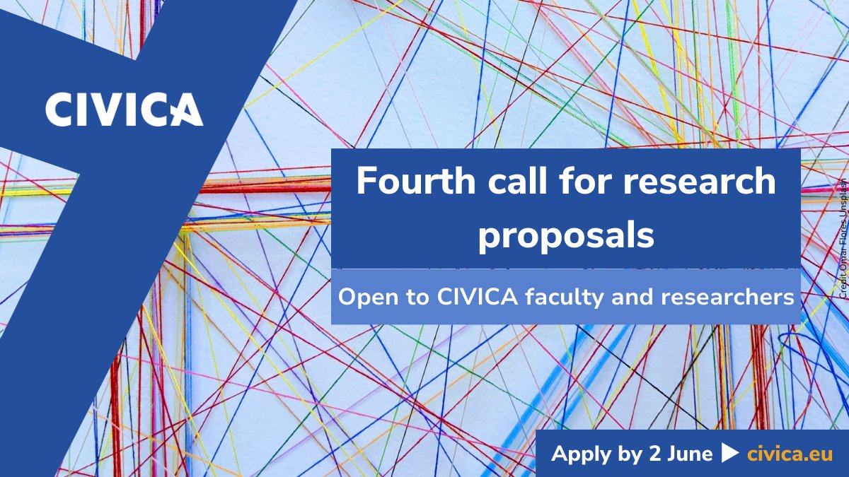 📣The fourth call for research proposals is now launched! Faculty and researchers are invited to submit proposals for new collaborative research projects and/or proposals for seed funding to apply for larger grants 📄 Find out more & apply here👉 loom.ly/e-sAy10