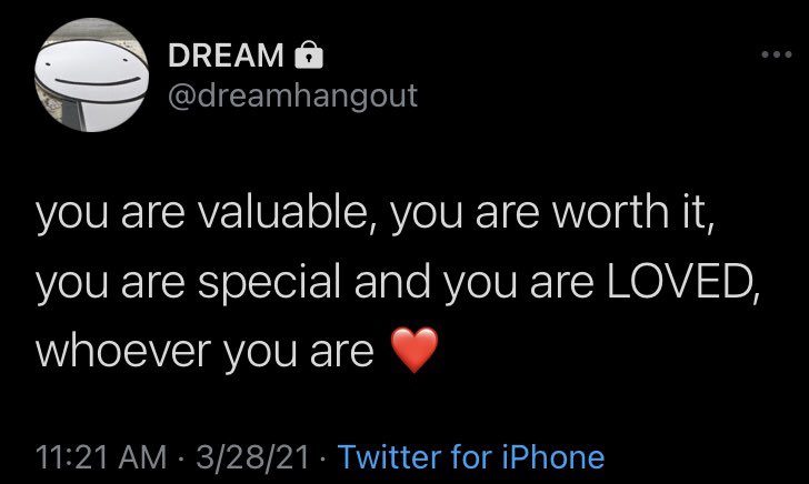 happy three years to this tweet!! just a little reminder from dream 💚 [28 March 2021]