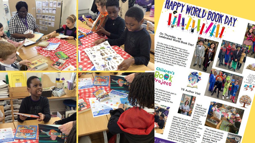 Our partner schools are incredible! We give them beautiful books & the resources to put on a gifting event. They then use their pupil knowledge to put on a book party with the greatest possible impact. @Galleywall_CoLA put on a book bistro in each classroom during Book Week!