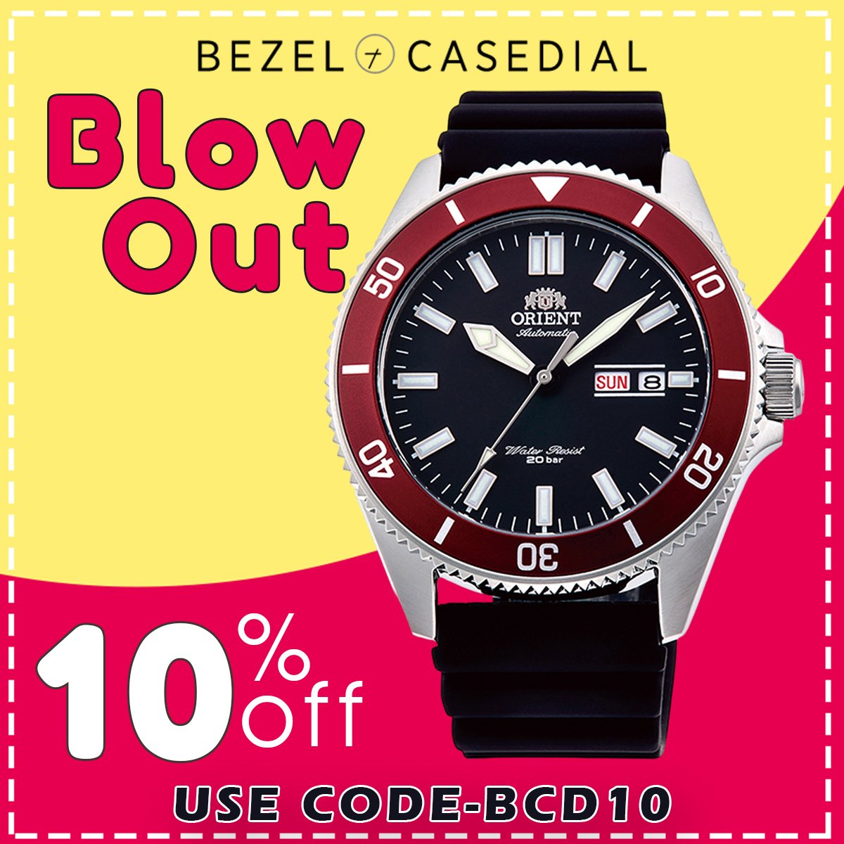 BCD_LLC's tweet photo. 𝑩𝒍𝒐𝒘𝒐𝒖𝒕 𝑺𝒂𝒍𝒆💥⌚

𝑼𝒏𝒍𝒆𝒂𝒔𝒉 𝒀𝒐𝒖𝒓 𝑺𝒂𝒗𝒊𝒏𝒈𝒔 💥 

𝑼𝒔𝒆 𝒄𝒐𝒖𝒑𝒐𝒏 𝒄𝒐𝒅𝒆 𝑩𝑪𝑫𝟏𝟎 𝒂𝒏𝒅 𝒔𝒂𝒗𝒆 𝒕𝒉𝒆 𝟏𝟎%

The Orient Mako III Sports Automatic RA-AA0011B19B 200M Men's Watch

𝐁𝐮𝐲 𝐧𝐨𝐰: 👉https://t.co/sFmGj959Yn

#bestwatches #bestdeals https://t.co/bg4Rrndcgo