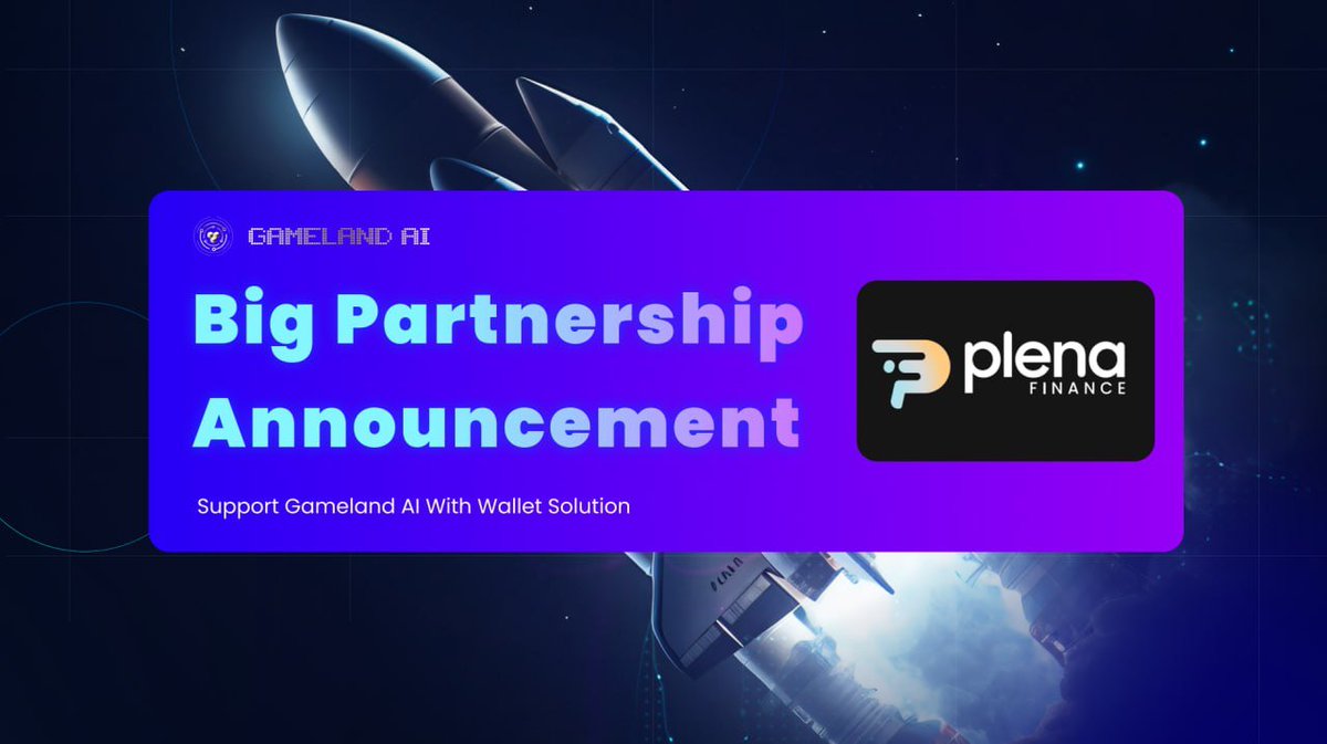 🔥 Exciting News Alert: @gameland_ai & @PlenaFinance We're thrilled to announce that #Gameland_AI has partnered with Plena Finance! #PlenaFinance leads the way in self-custodial wallets, leveraging cutting-edge technology like EIP-4337: Account Abstraction. With its…