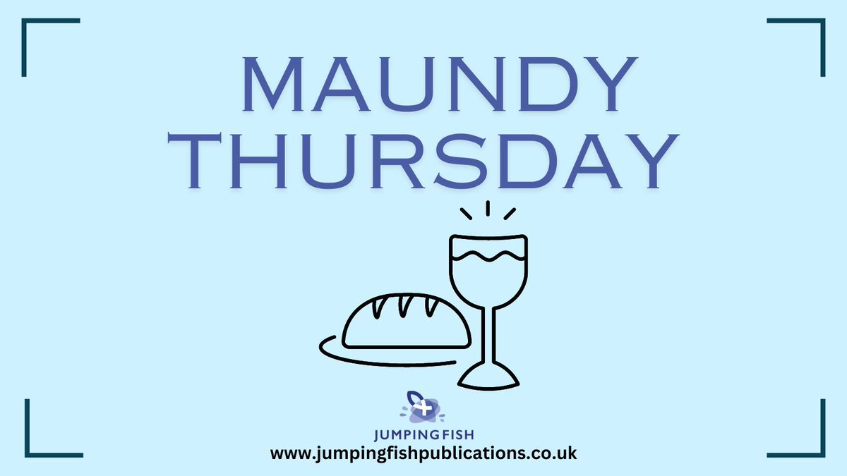 JumpingFish10's tweet image. Maundy Thursday celebrates Jesus Christ’s last supper with his disciples. Humility, selflessness, and service. What will you be doing today? @glosdiocschools @GlosDioc @BishGloucester @bptewkesbury