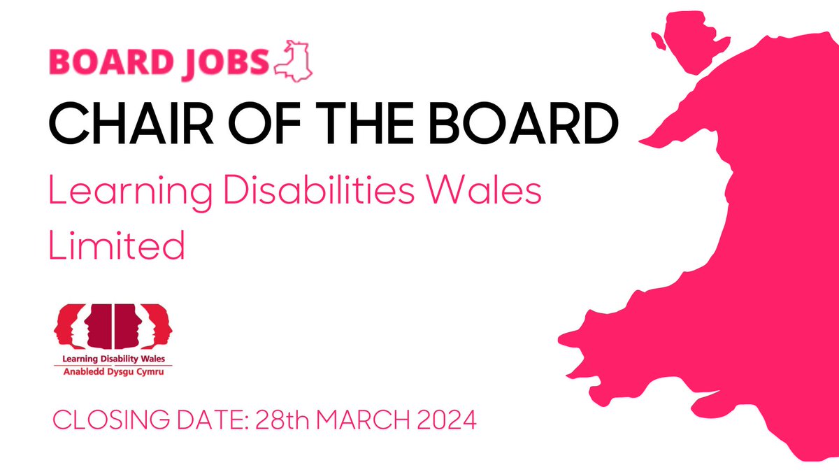 🌟 Career Opportunity Alert! 🌟 Seeking a strategic leader to serve as Chair of the Board of Trustees at @LdWales. Drive change and contribute to making Wales the best place for individuals with learning disabilities. Apply today: bit.ly/48T6Cqt #ChairOfBoard #Learn ...