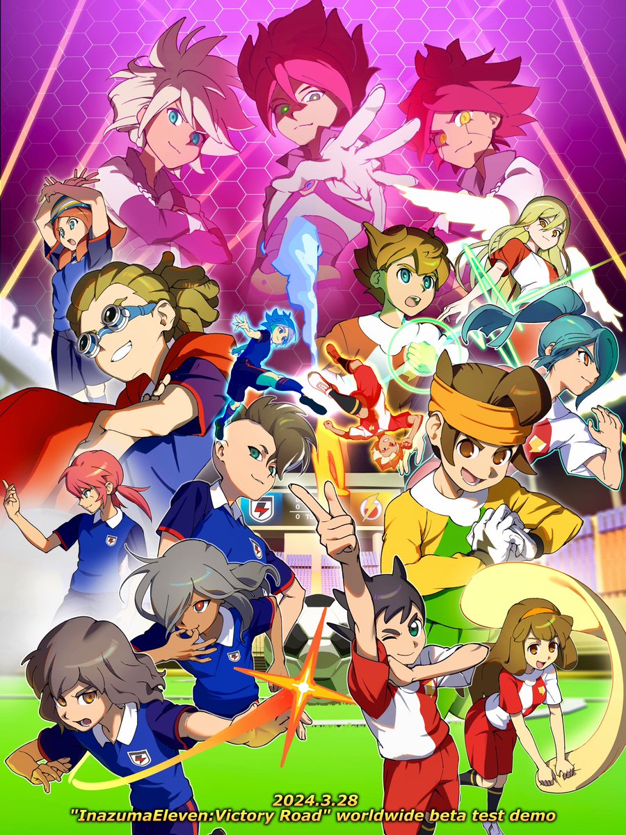 ⠀
《これが超次元サッカーだ‼️》

⚡️全世界ベータテスト体験版 配信おめでとうございます！⚡️