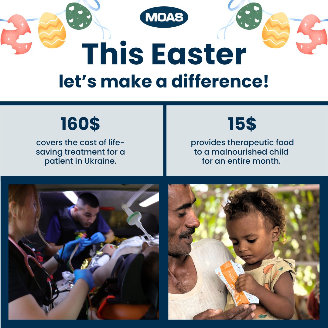 🐰🌷 This #Easter, let's make a difference that truly counts! Donating to #MOAS can bring #hope and healing to those in need. Together, we can turn this Easter into a season of #compassion and kindness. Every #donation has an impact. moas.eu/donate/