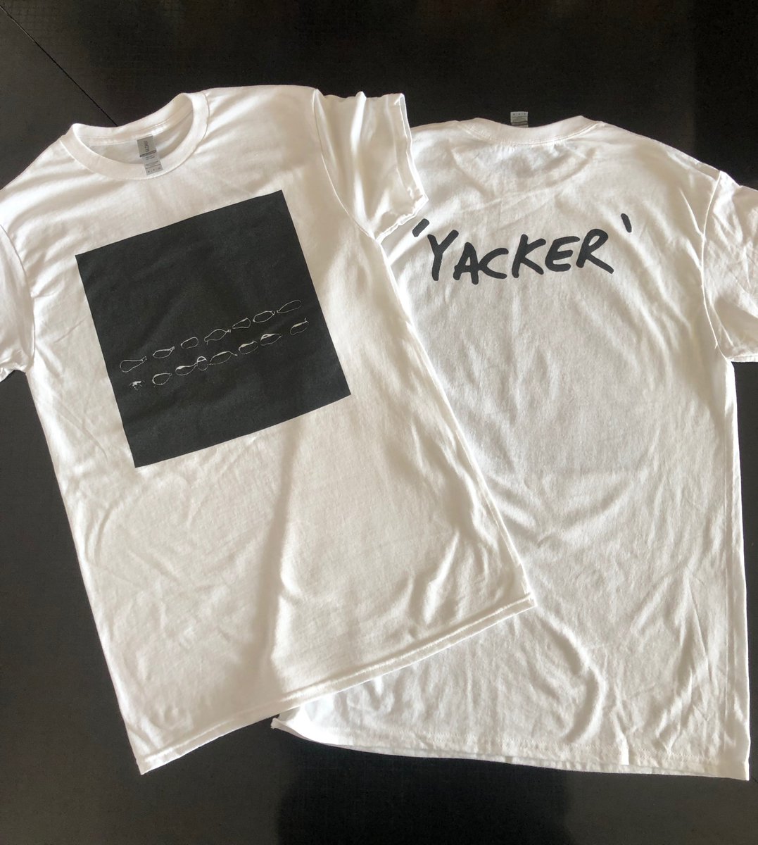 'Yacker' shirts are here gentledefect.bandcamp.com/album/yacker