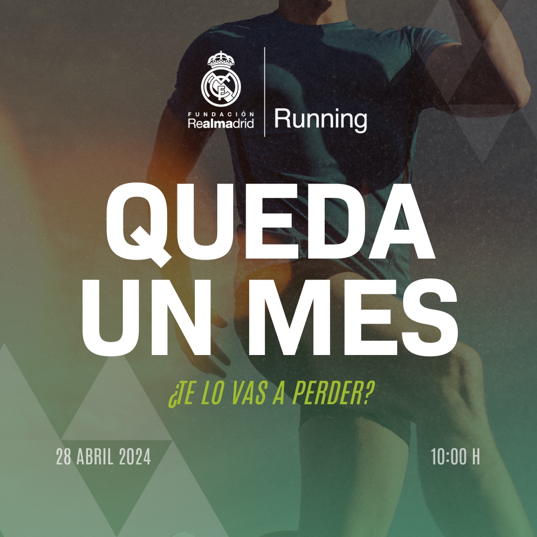 RunningFrm's tweet image. ¡QUEDA UN MES! Si no tienes tu dorsal, únete ahora a la gran fiesta del running. ⏰⏰

#fundacionrm #realmadrid #fundacionrealmadrid #runners #runnersAlhaurindelatorre #AlhaurinDeLaTorre #losreyesdelrunning #running