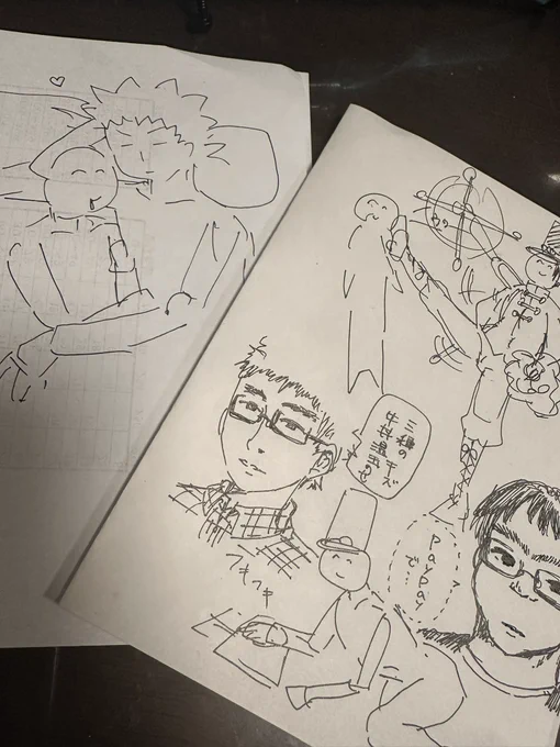 アメトークみながらうちでもお絵描きした
 #アメトーーク
#絵心ない芸人 