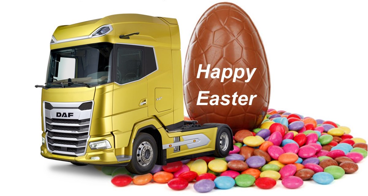 Wishing all of our DAF customers a joyous Easter! We hope you have a wonderful time celebrating with family and friends. Here's to a safe and relaxing Easter weekend! #DAFTrucks #Easter #EasterWeekend #lothiandaf #loanhead