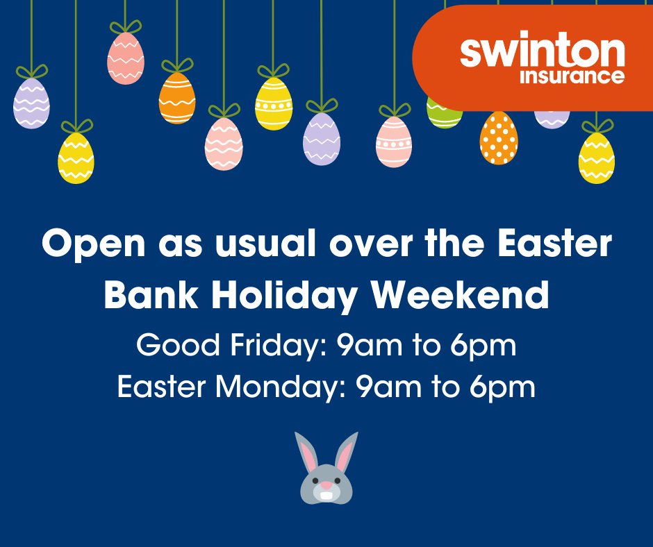 Who’s looking forward to a long weekend? 🙌 We’re open as normal should you need us over the Bank Holiday weekend!
