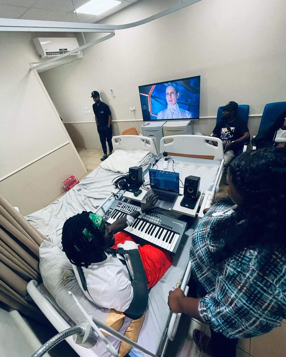 Rockstar Kuami Eugene shares post-accident recovery photos. Expresses gratitude to supporters for their love and prayers.

#TGNCelebs