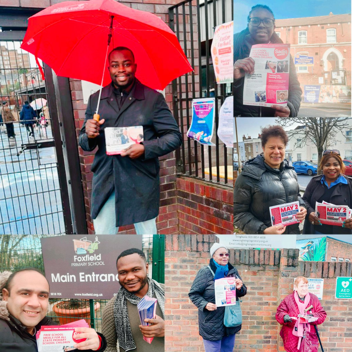 Enjoyed an enriching morning engaging with parents at Woolwich Common's primary schools, discussing @SadiqKhan's initiative to provide every child in London with free school meals. Visited: 📚 Notre Dame Rc Pr 📚 Foxfield Pr 📚 St Peter's Pr 📚 Plumcroft Pr 📚 Nightingale Pr