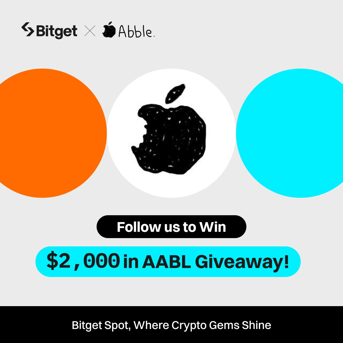 Join the #Bitget x $AABL Giveaway! 

💰 $2,000 worth of $AABL (40 winners) 

1⃣ Follow <a href="/bitgetglobal/">Bitget</a> <a href="/abblecoin/">Abble</a> 
2⃣ Repost with #AABLxBitget &amp; tag your friends 
3⃣ Fill out the form: forms.gle/ayWEqaZEdTSkh4…