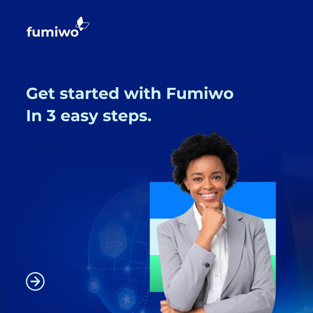 3 easy ways to get started with Fumiwo.

Book a free demo ✅

Speak with an expert ✅

Select the right plan for you ✅

Visit our website fumiwo.io to get started. 

#CreditScoringSolutions
#FinancialInnovation
#DataDrivenDecisions
#B2BFintech
#CreditRiskManagement