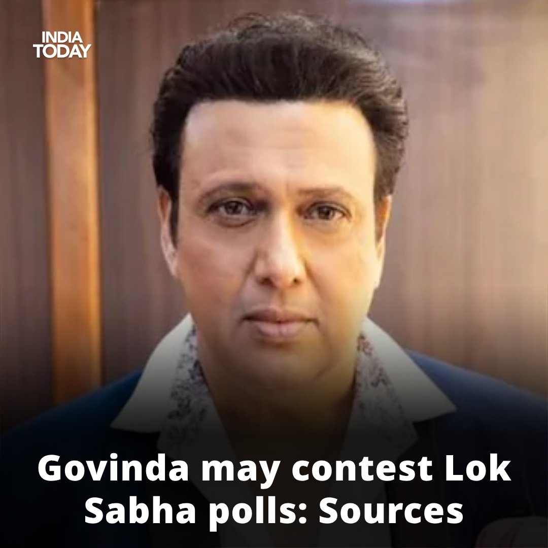 Veteran #Bollywood actor #Govinda is likely to make a political comeback in the 2024 Lok Sabha elections and speculation is rife that 'Hero No. 1' may join Eknath Shinde-led Shiv Sena in Maharashtra. Sources told India Today TV that Govinda may contest the contentious North-West…