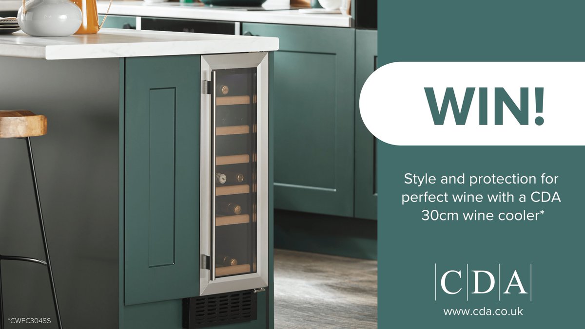 Enter our prize draw to #WIN a CDA Wine Cooler! This is a multi-platform prize draw and can be entered on Facebook, X and Instagram as separate entries. Simply follow @HughesDirect & repost to apply on X🍀🎁 Ends 03/04/24, Ts&Cs apply - hughes.co.uk/prize-draw