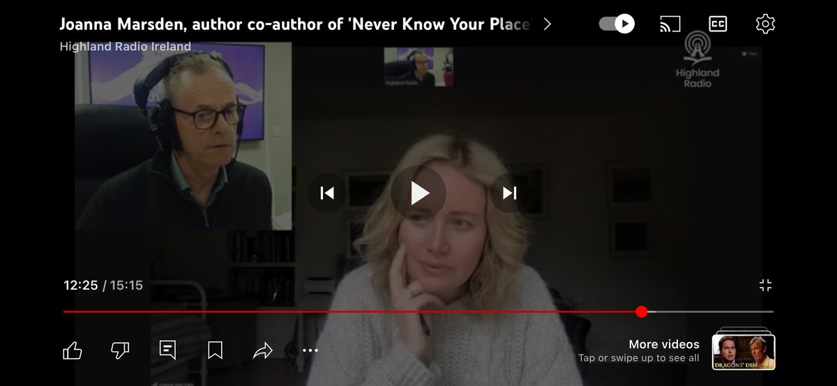 Great live chat with John Breslin on Around the NorthWest @highlandradio earlier this week about Martin Naughton & co-authoring #NeverKnowYourPlace @OBrienPress Made me reflect on what I learned from Martin about how change happens. youtube.com/live/Q8BwqXJ1I… via @YouTube