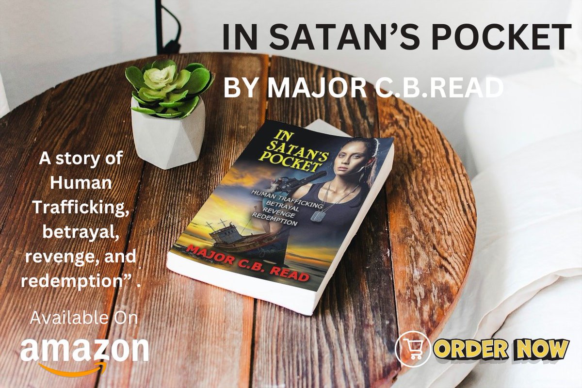 🔥Take an exciting read through 'IN SATAN'S POCKET'! 📘🌟 'IN SATAN'S POCKET'! A story of Human Trafficking, betrayal, revenge, and redemption” by Charles Read. 🛍️GET IT NOW ON Amazon- a.co/d/gftYR9C 🌟More info: readcharlesbooks.com #AmazonBook