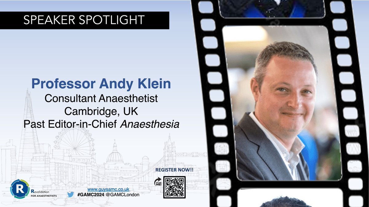 Continuing our line up of great speakers for #GAMC2024. We're delighted Professor Andy Klein will be joining us. You can join us in person 🤝 or virtually 🖥️ too! Register here 👉 bookcpd.com/course/gamc2024