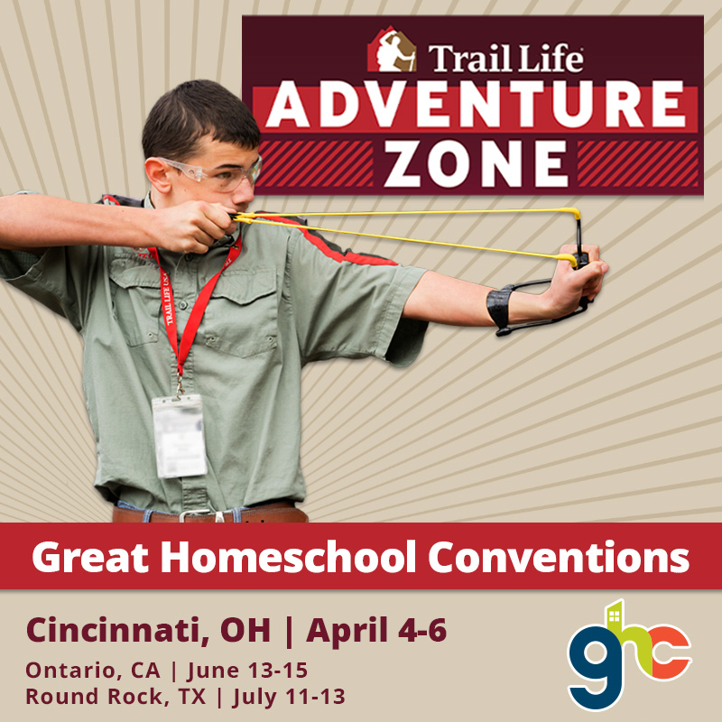 Join a session with #TrailLife at #GHC this weekend in Cincinnati, OH. Come hear from the best home education speakers and stop by the Trail Life booth and experience the Adventure Zone! Test your skills at fun stations! Register at: traillifeusa.co/3Tj9uXH