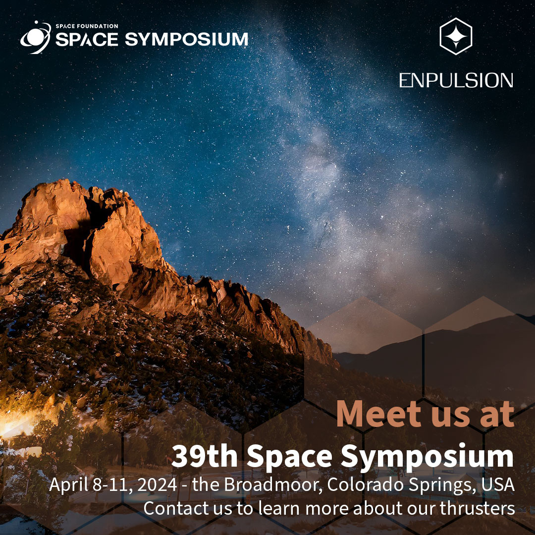 Our team is ready for the 39th Space Symposium, April 8-11, in Colorado Springs🛰️🌍 We look forward to meeting #space leaders from around the world to discuss how #FEEP technology can be a key enabler for the sustainable use of #orbital resources and a thriving near-Earth economy