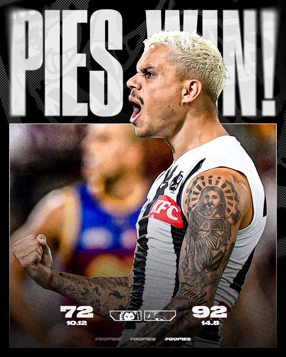 CollingwoodFC's tweet image. WE SHOWED OUR FIGHT ALL NIGHT! 

Enjoy that one, Magpie Army 🖤🤍