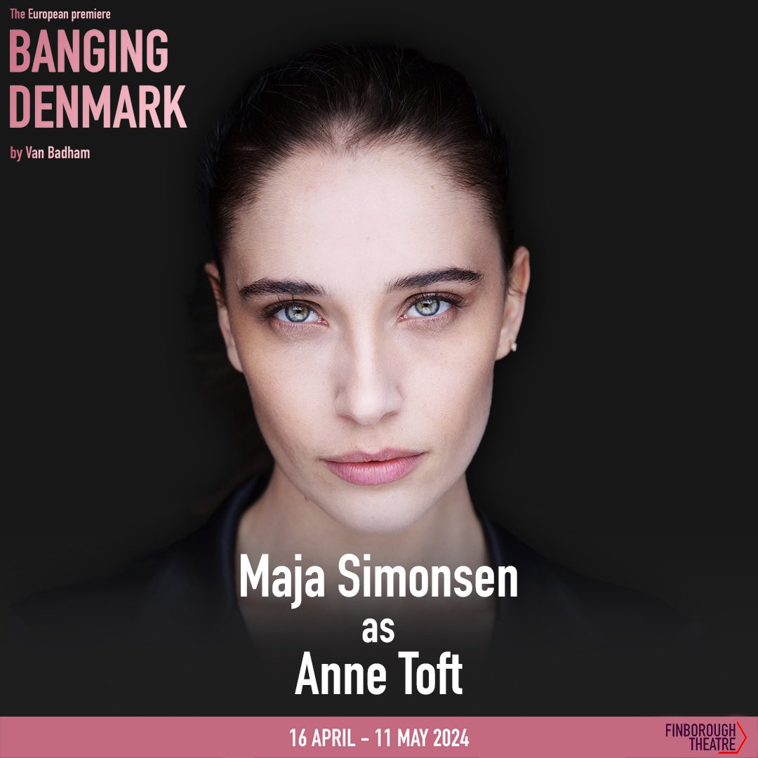 Introducing Maja Simonsen as Anne Toft!

You may recognise Maja from her high-flying modelling career, including covers of <a href="/voguemagazine/">Vogue Magazine</a>.

Or you may have seen her in #EmilyinParis on <a href="/NetflixUK/">Netflix UK & Ireland</a>, <a href="/TheWheelOfTime/">THE WHEEL OF TIME</a> and @KingsManMovie.

#BangingDenmark is Maja's stage acting debut!