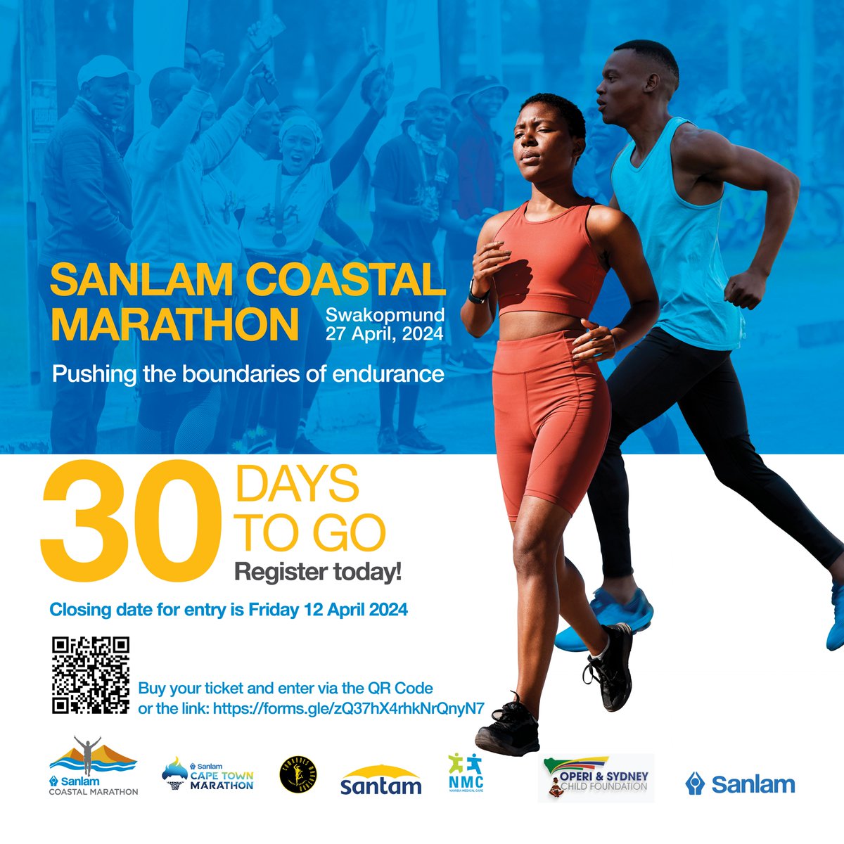 Tip 1:

🎶 Fuel your stride with the power of music. 🏃‍♀️🏃 Get pumped for the Sanlam Coastal Marathon in Swakopmund by creating your ultimate playlist. 🎧 Gear up, lace those shoes, and let the countdown to greatness begin! Only #30DaysToGo!

#MarathonPrep #RunWithMusic…