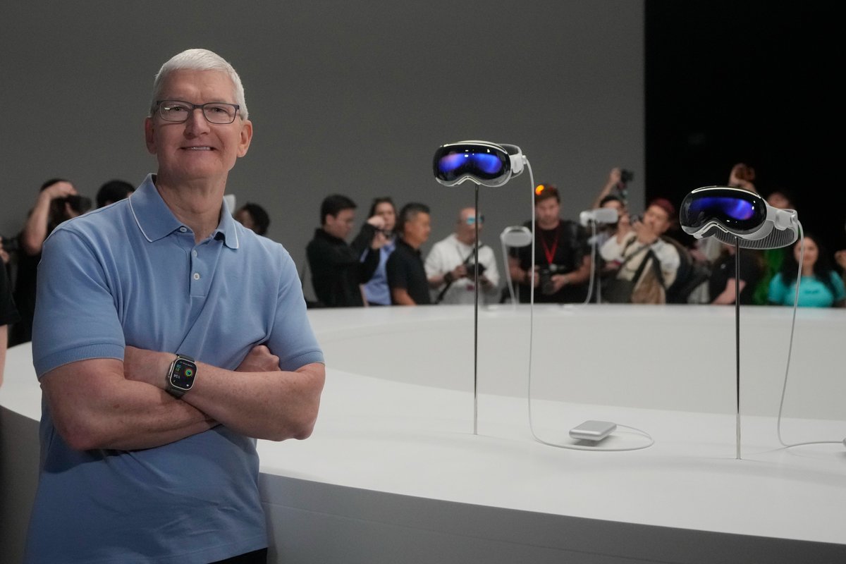 Tim Cook, Apple Vision Pro'nun Çin'de satışa çıkacağı tarihi duyurdu ntv.com.tr/teknoloji/tim-… Foto: AP