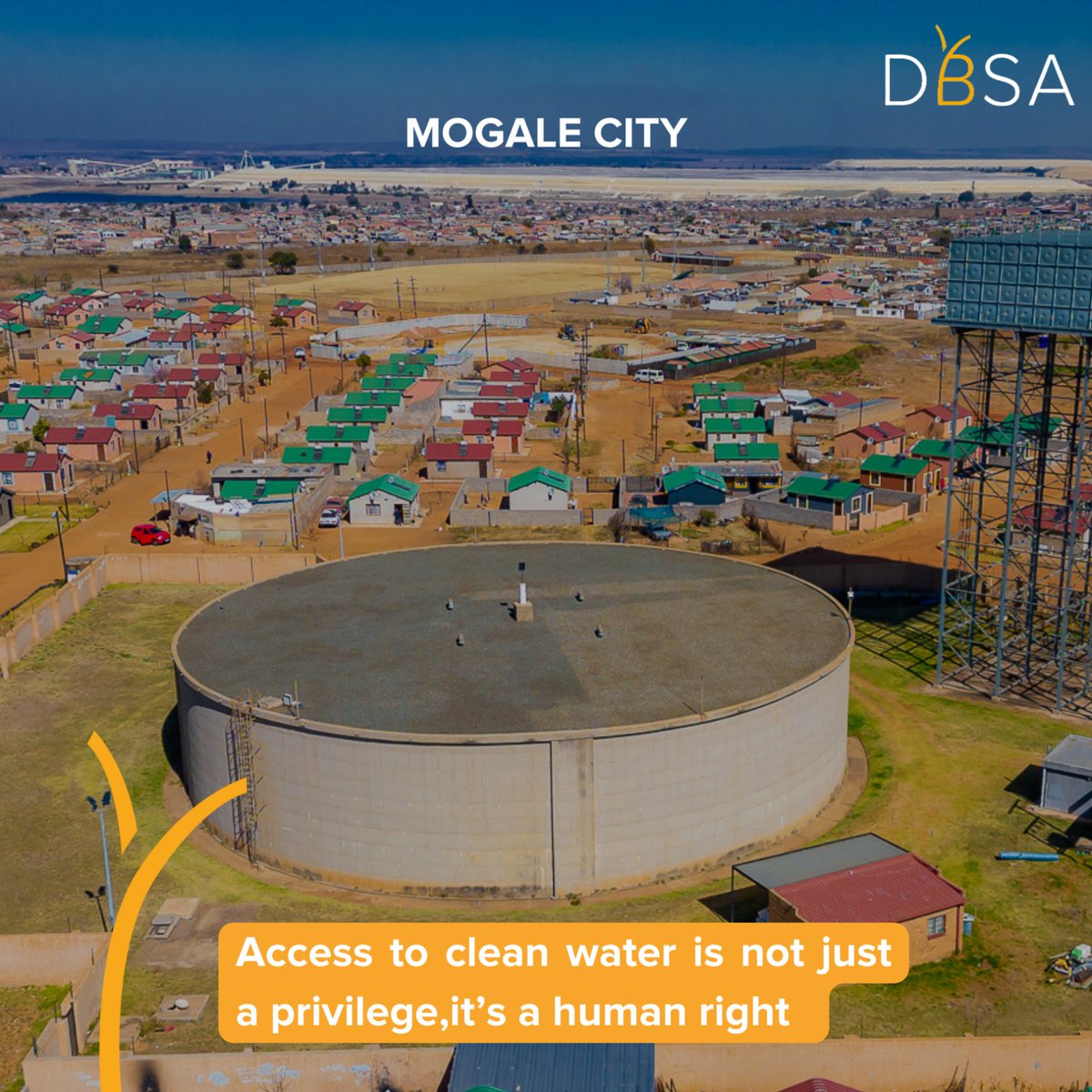 The DBSA provided an R87 million loan to Mogale City, a municipality committed to improving water and sanitation services, particularly in Chief Mogale Housing Development. The funding includes infrastructure developments like a bulk water line and pump station. #DBSAProjects